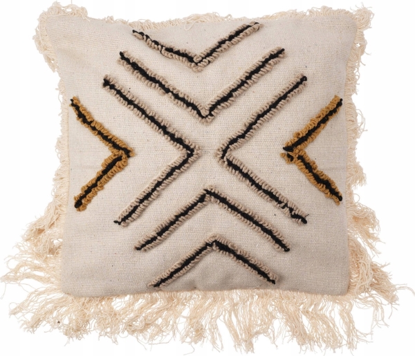 Home Styling Collection Poduszka boho z frędzlami, 45 x 45 cm | N - A | GameStuff