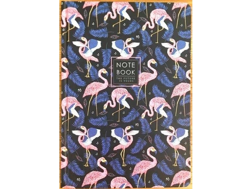 Frischer Notizblock Dekorativ A5/64K Gitter Tw Flamingos