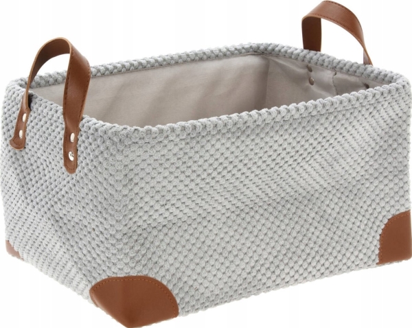 Home Styling Collection förvaringskorg, kord med handtag, 36 x 26 x 19 cm | N - A | GameStuff