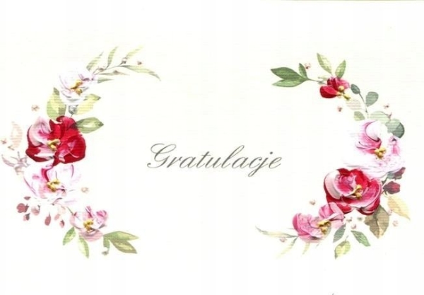Mak Glückwunschkarte Dl G04 - Blumen