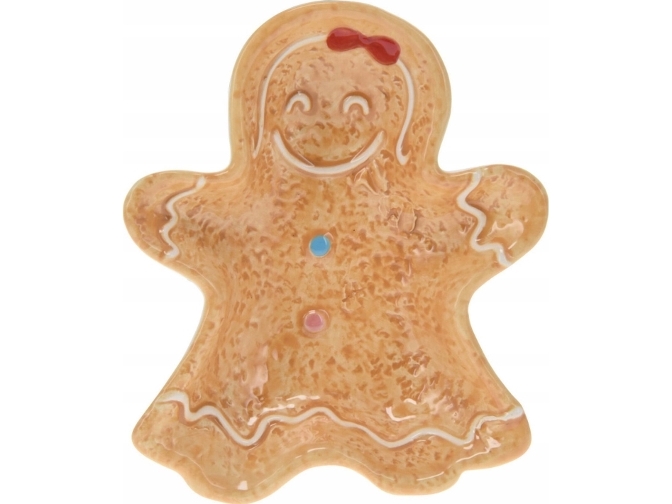 Home Styling Collection julefad i form som peberkage, 15 x 12,5 cm, COOKIE