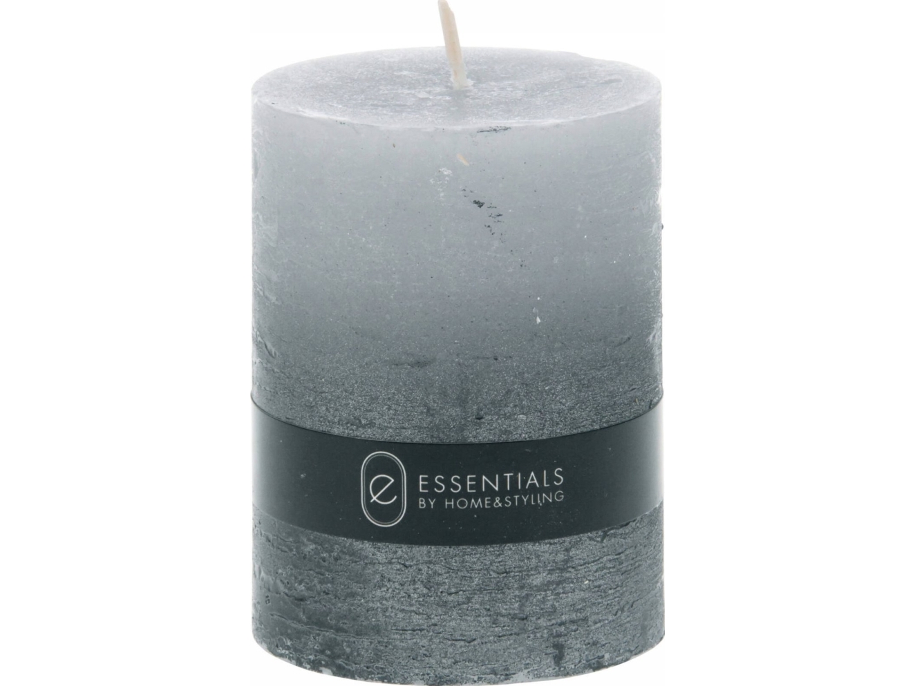 Home Styling Collection Candle Pillar Dip Dye Green