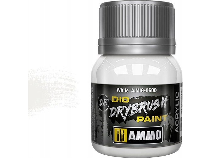Vallejo Ammo: DIO Drybrush - Vit | Skola & Hobby - Konstmaterial - Specialprodukter | GameStuff