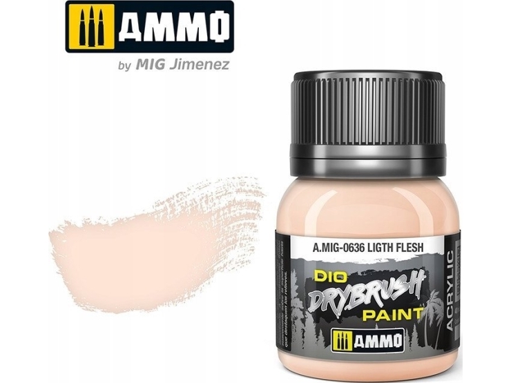 Vallejo Ammo: DIO Drybrush - Ligth Flesh