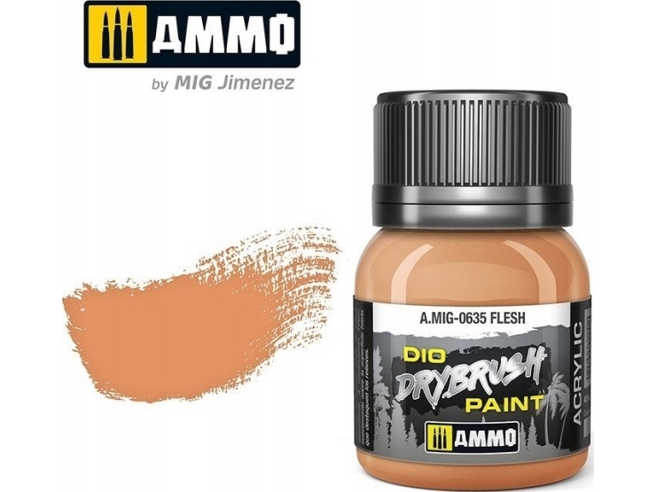 Vallejo Ammo DIO Drybrush - Flesh | Skola & Hobby - Konstmaterial - Specialprodukter | GameStuff