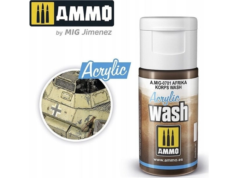 Vallejo Ammo: Acrylic Wash - Afrika Korps Wash