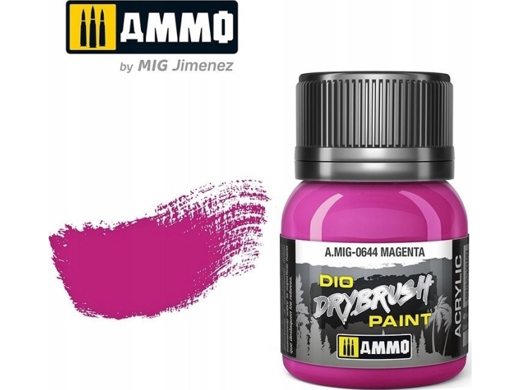 Vallejo Ammo DIO Drybrush - Magenta | Skola & Hobby - Konstmaterial - Specialprodukter | GameStuff