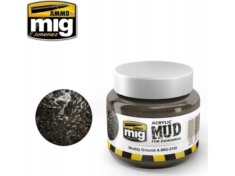 Vallejo Ammo: Acrylic Mud for Dioramas - Muddy Ground (250 ml)