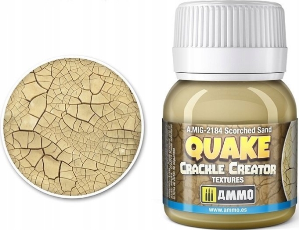 Vallejo Ammo Quake Crackle Creator Textures – Scorched Sand (40 ml)