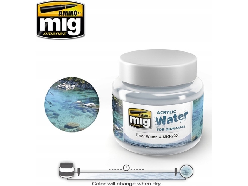 Vallejo Ammo Acrylic Water - Slow River Waters (250 ml)