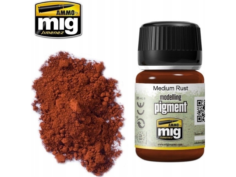 Vallejo Ammo: Modelling Pigment - Medium Rust (35 ml)