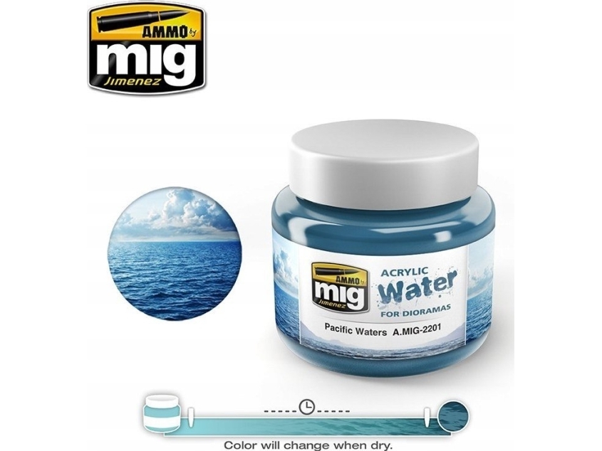 Vallejo Ammo: Acrylic Water - Pacific Waters (250 Ml)