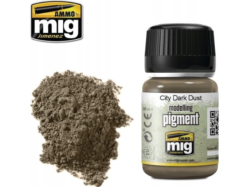 Vallejo Ammo: modelleringspigment - City Dark Dust (35 ml)