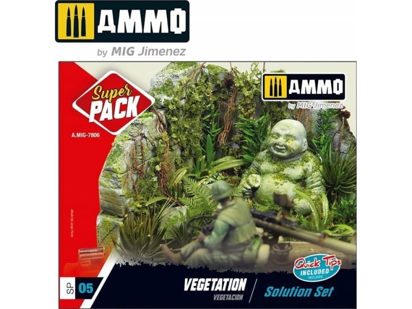 Vallejo Ammo: Super Pack - Vegetation Solution Set