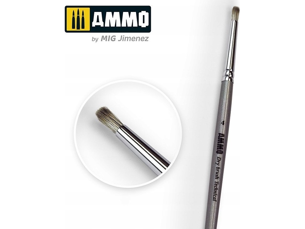 Vallejo Ammo technical brush - drybrush 4 | Skola & Hobby - Konstmaterial - Specialprodukter | GameStuff