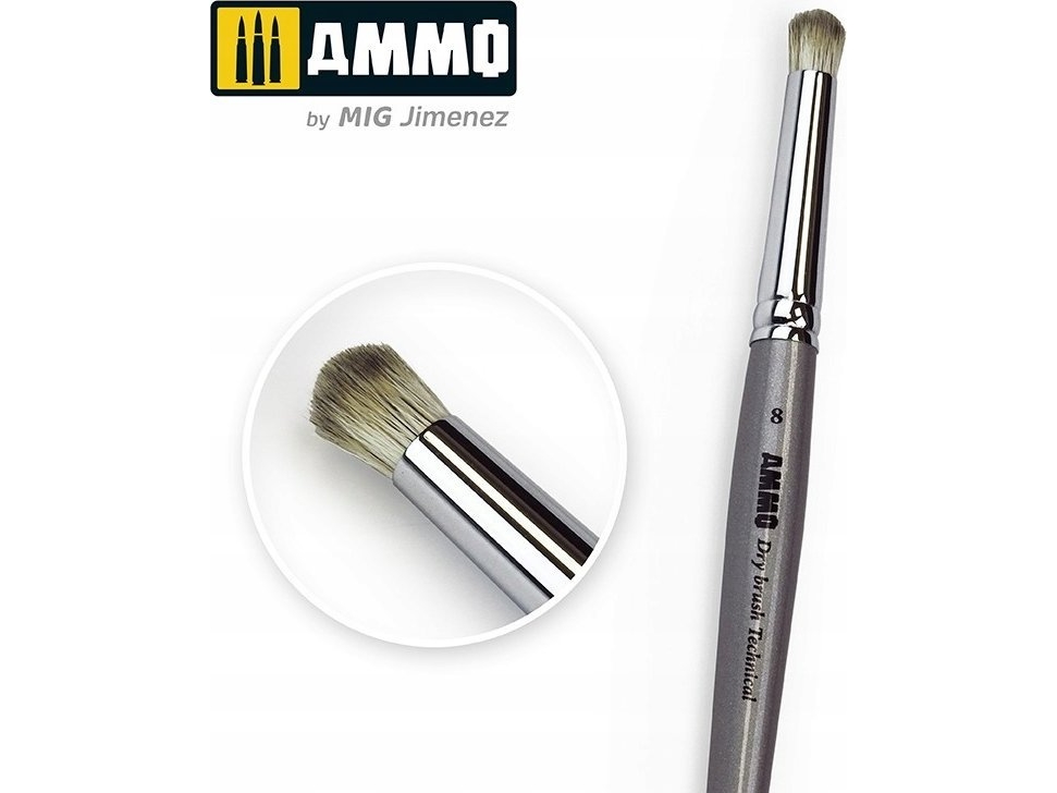 Vallejo Ammo: Technical Brush - Drybrush 8