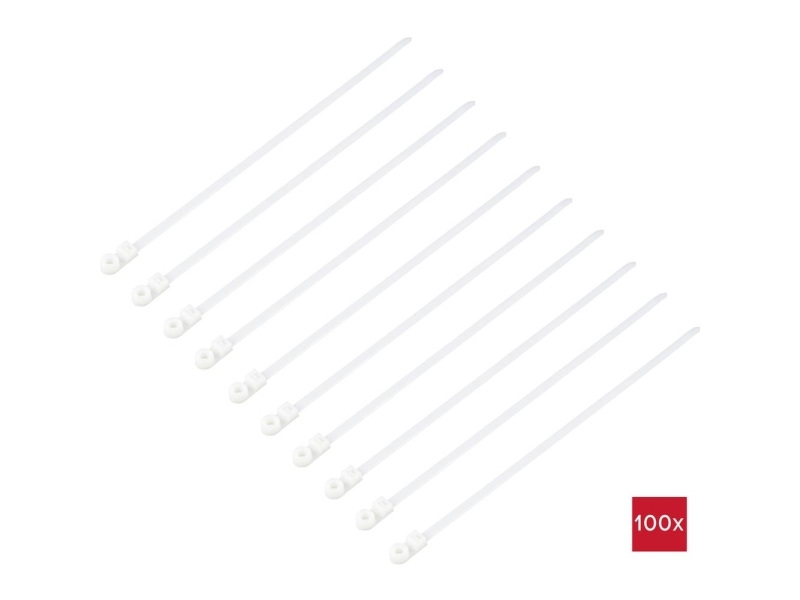 Tru Components Tc-12814168 Kabelbinder 400 Mm 7,6 Mm Natur 100 Stk