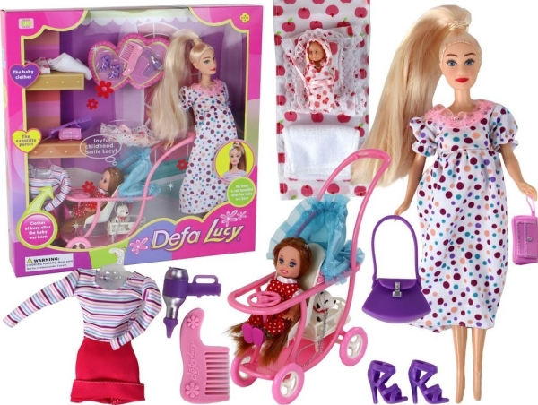 Leantoys Lucy Doll Gravid Tilbehør Xxl