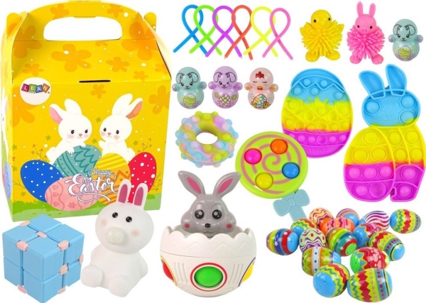 LeanToys påskleksakssats fidget toys ägg dekoration | N - A | GameStuff