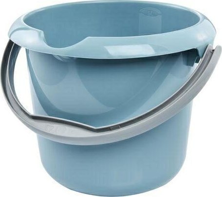Keeeper Putzeimer "Mika", Rund, 5 Liter, Nordic-Blue Ergonomisch Geformter Kunststoff-Henkel, Griffmulde Am - 1 Stück (1170568000000)