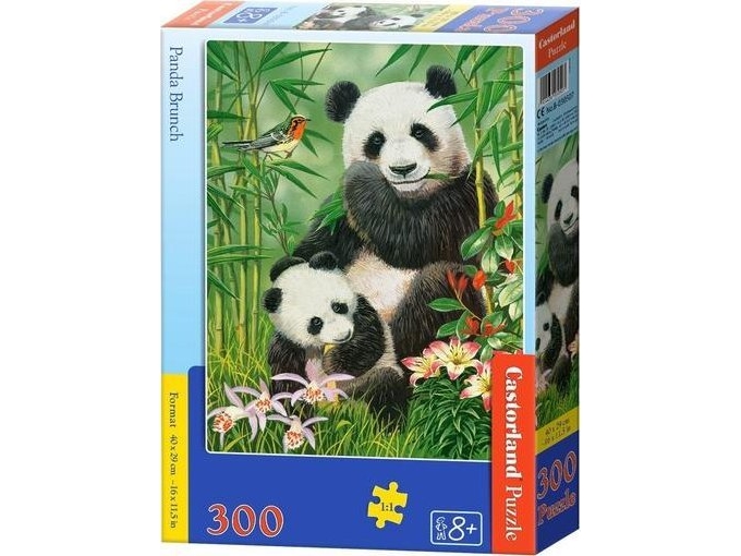 Castorland Puzzle 300 Panda Brunch Castor