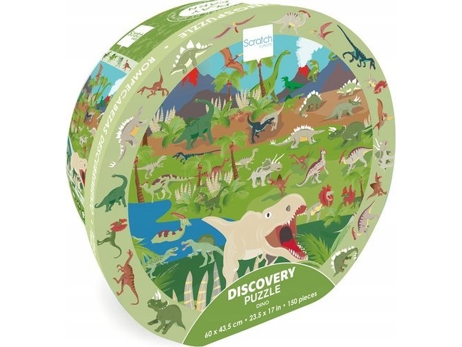 Bright Junior Media Puzzle 150 Obserwacyjne Dinozaury