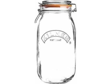 Kilner 2 l. rund krukke med klips / Kilner