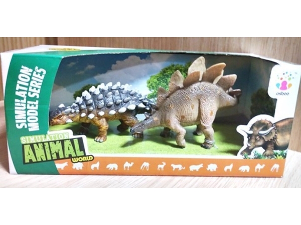 Sæt Med 2 Dinosaurer Mix