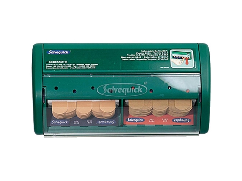 Salvequick Pflasterspender 1009070 Kunststoff - Grün