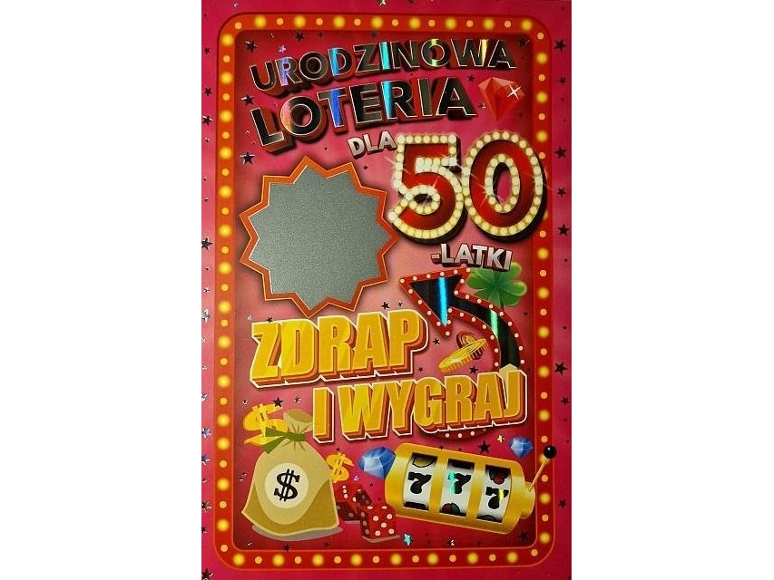 Yeku Karnet Urodziny 50 til kvinder