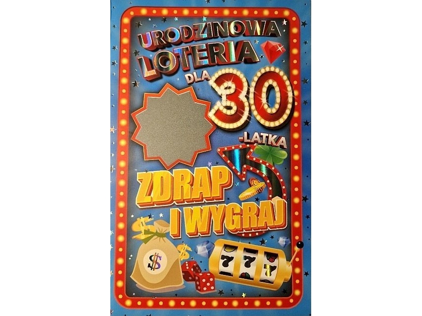 Yeku fødselsdagskort 30 mand