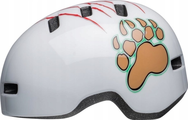BELL barncykelhjälm BELL LIL RIPPER white grizzly str. XS (45–52 cm) (NY) | Utomhusleksaker - Gå / Löpande fordon - Hjälmar | GameStuff