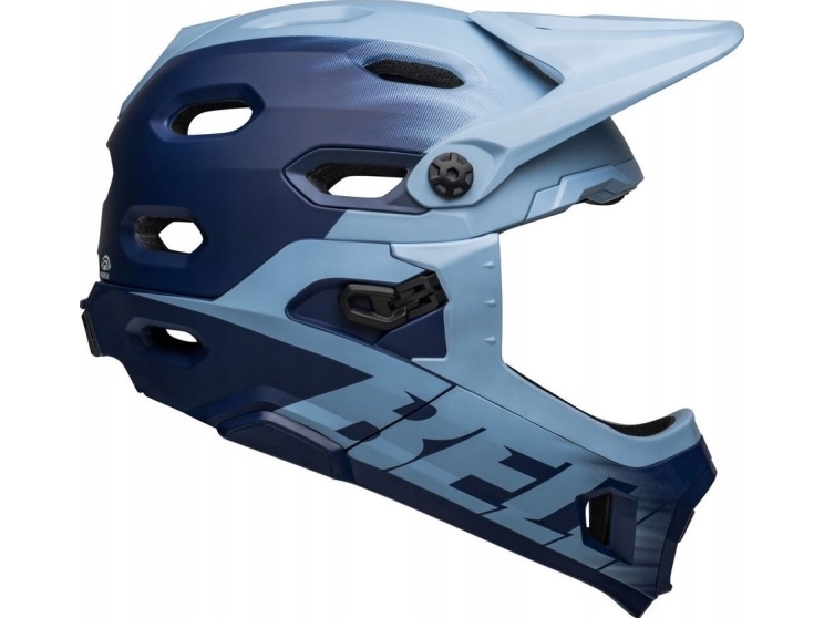 Bell Super DH MIPS Spherical cykelhjelm, mat lys blå/navy, str. M (55–59 cm)
