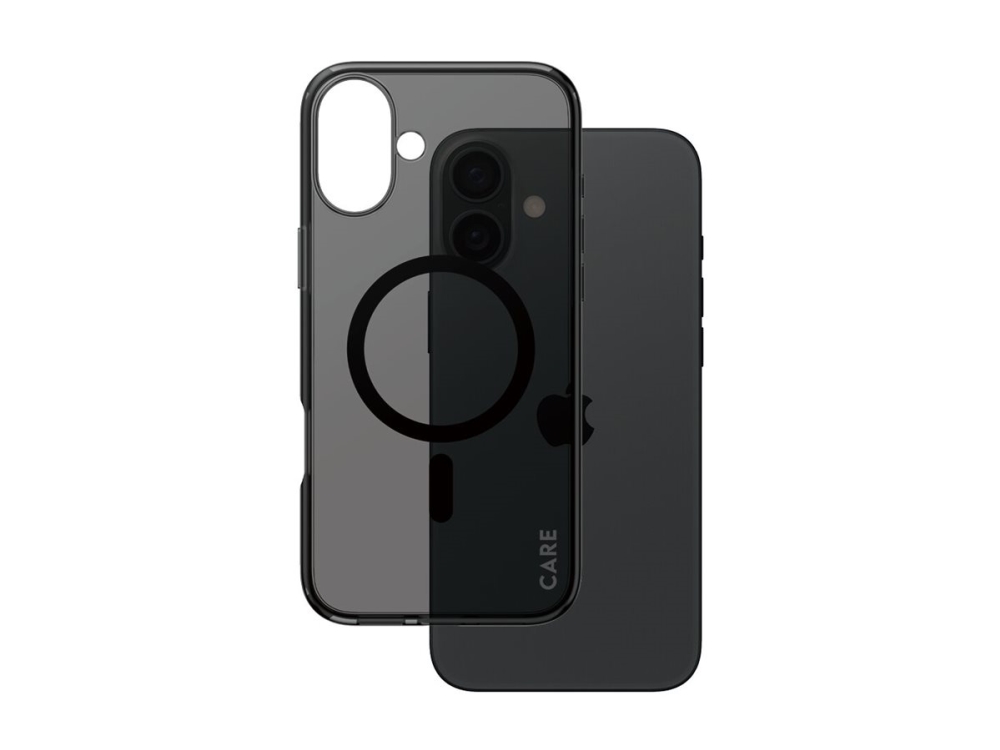 CARE by PanzerGlass iPhone 16 Plus FLAGSHIP Urban Combat-deksel - MagSafe Kompatibel - Smokey / Black