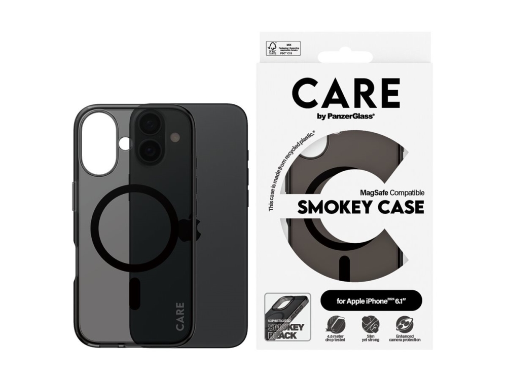 Care By Panzerglass Urban Combat - Bagsidecover Til Mobiltelefon - Magsafe-Kompatibilitet - Oleofobisk Belægning, Termoplastisk Polyuretan (Tpu), Pol