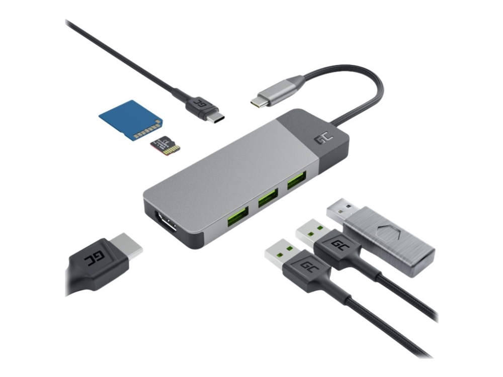 Green Cell Hubgc01 Dockingstation Usb C Hdmi