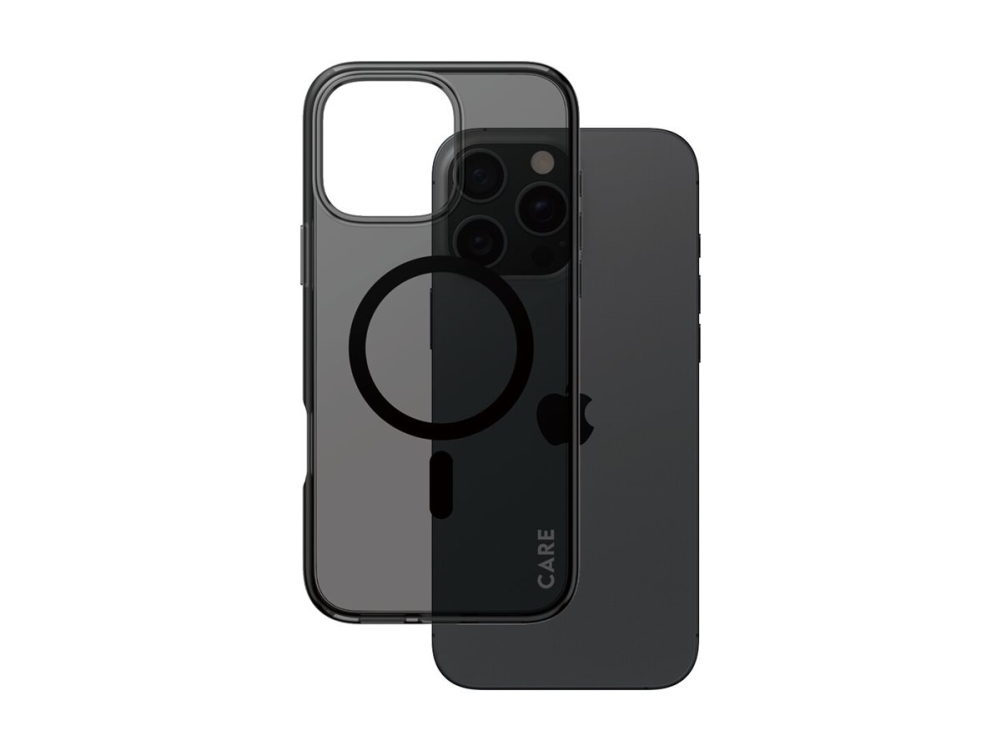CARE by PanzerGlass iPhone 16 Pro Max FLAGSHIP Urban Combat-deksel - MagSafe Kompatibel - Smokey / Black