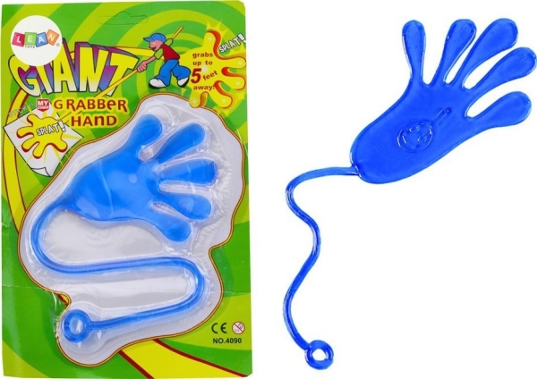 LeanToys Sticky Handle Fleksibel Glut Slime Blå