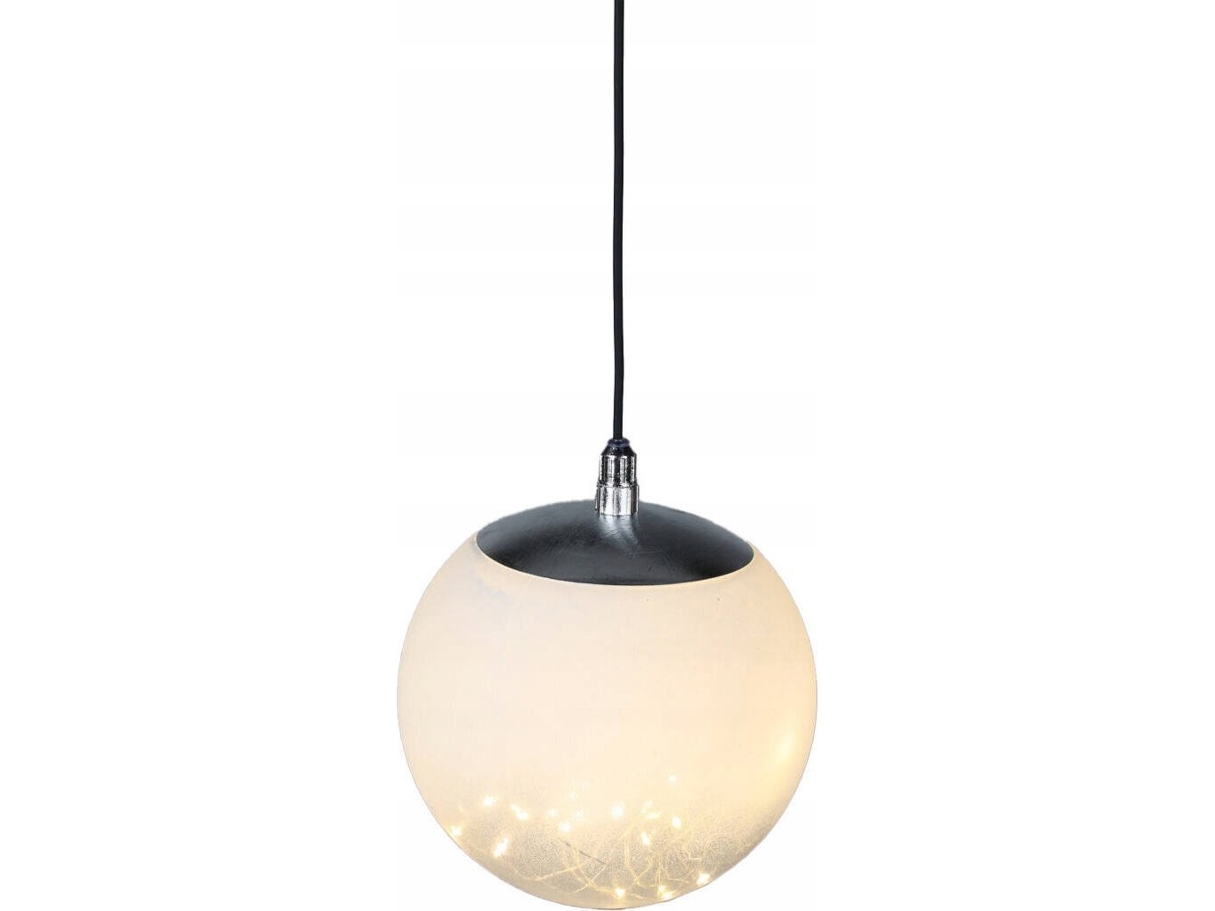 Home Styling Collection Ozdoba świelna, transparentna kula z LED, Ø 18 cm | N - A | GameStuff