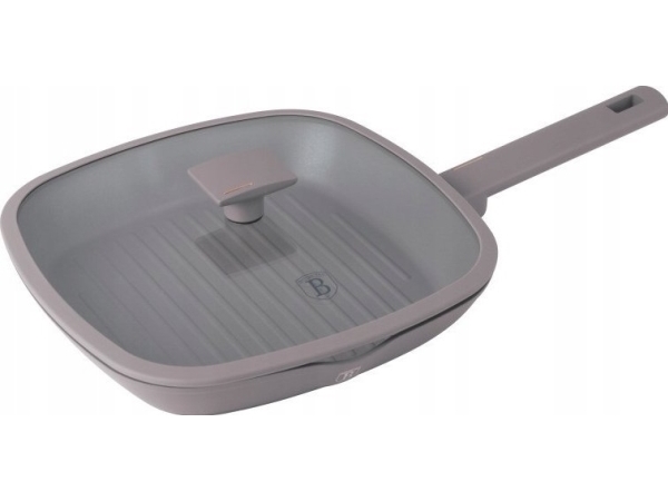 Berlinger Haus TITAN GRILLPANDE MED DÆKSEL 28cm BERLINGER HAUS BH-8097 TAUPE