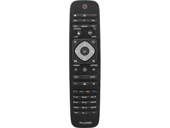 Lamex Hq Lxp430 Tv-Fernbedienung Philips Led-430 3D Schwarz