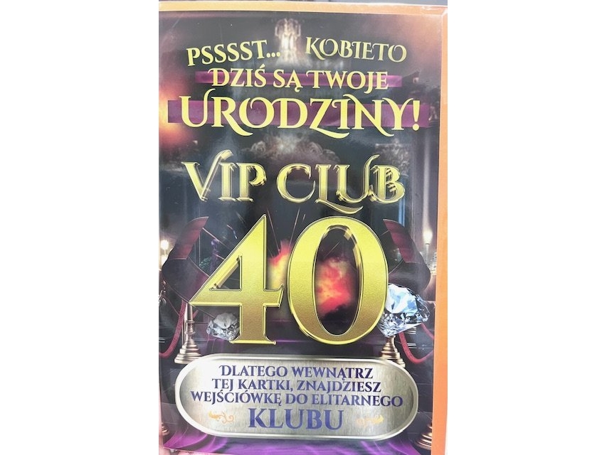 Yeku Karte Geburtstag 40 Damen