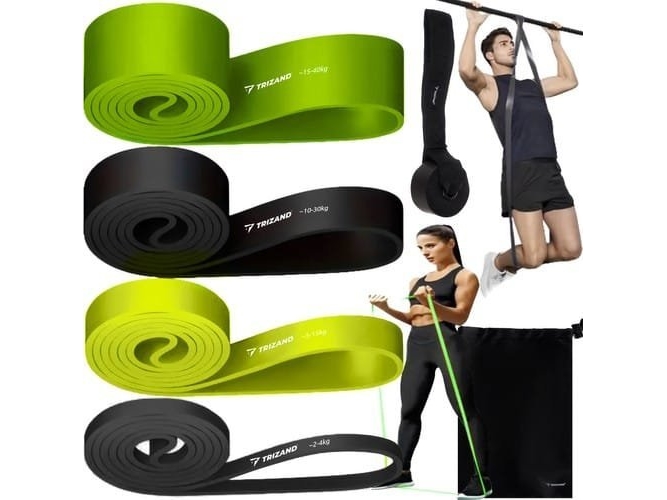 Trizand träningsgummin - 4 st Trizand 24305 | Sport & Träning - Sportutrustning - Träningsredskap | GameStuff