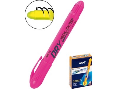 Amos HLD12 torr överstrykningspenna rosa (160-1950) | Skrivredskap - Överstryckningspennor - Tjock Överstryckningspennor | GameStuff