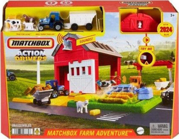 Mattel Mb Farma Dzw Traktor Figuren Hry42 Pud3