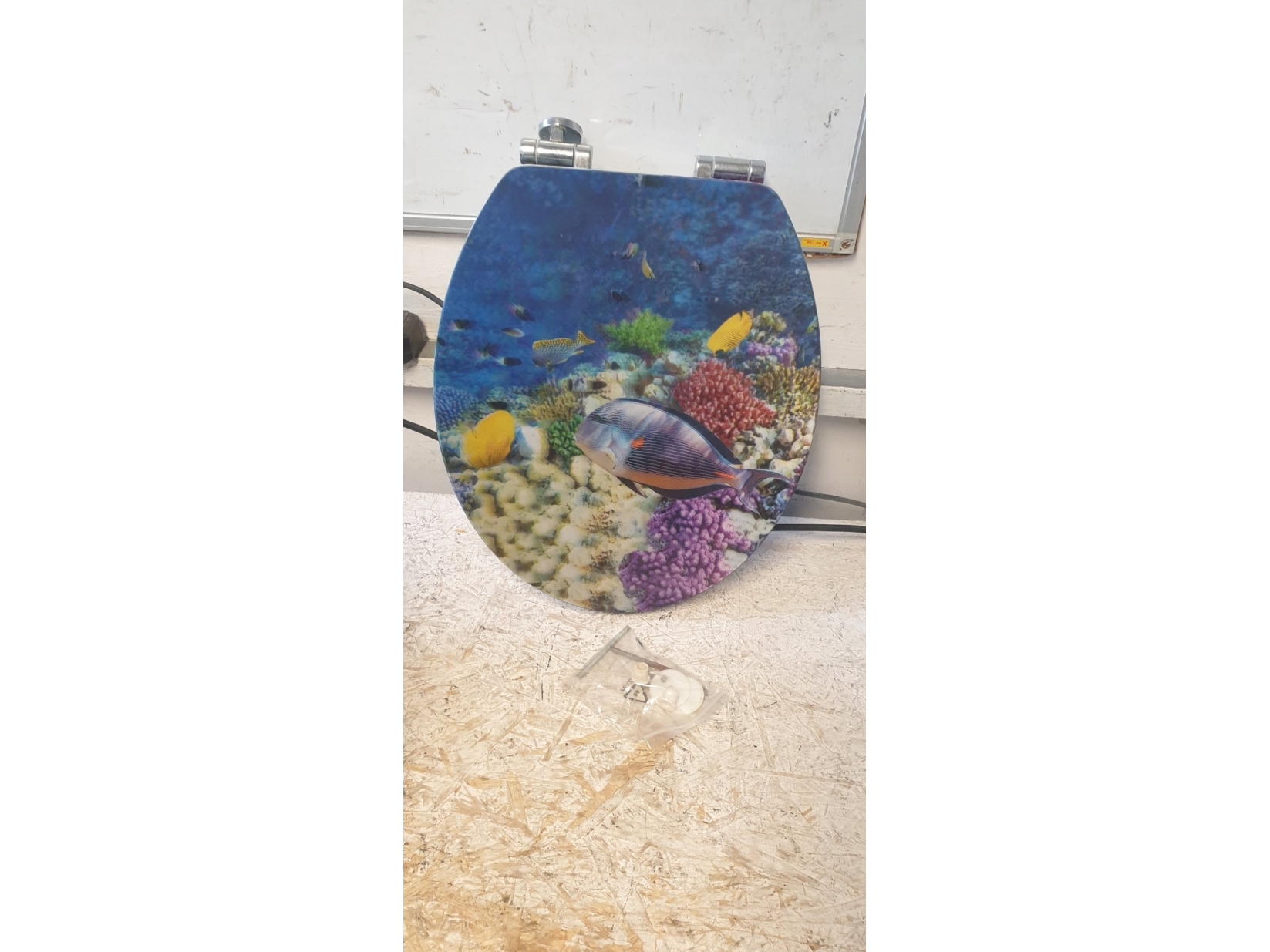 Wenko Bidetplatte Fish Wc-Sitz, Mdf, Wenko