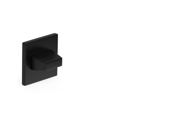 Metal_Bud WC door latch Metal-Bud BELLA Q SLIM, black | Huset - Inredning - Dörrhandtag | GameStuff