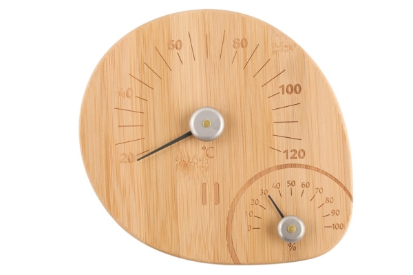 Sourcing RENTO SAUNA THERMOMETER HYGROMETER BAMBO | Huset - Bastu - Tillbehör för bastu | GameStuff
