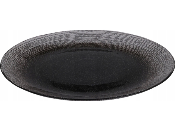 Home Styling Collection Szklany Talerz Płaski Lakris, Ø 28 Cm