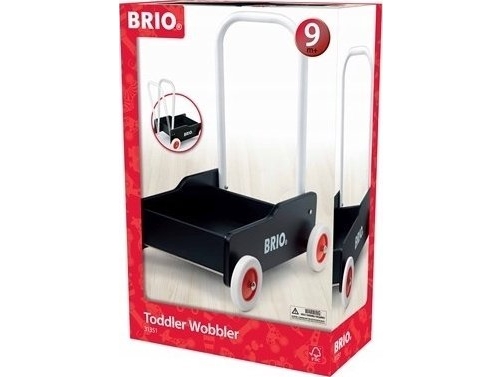BRIO 31351 Toddler Wobbler - Black | Leksaker - För dom minsta - Gåbilar | GameStuff